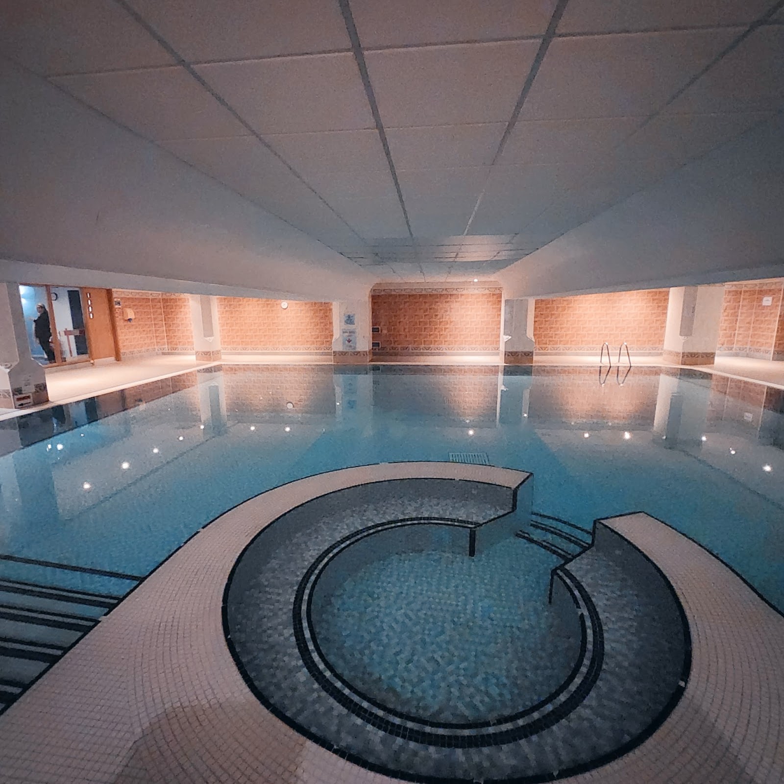 Interior at a commercial leisure client — the kind of care-home, health-club and hospital setting our large-scale commercial resin bound surfacing serves across the UK.